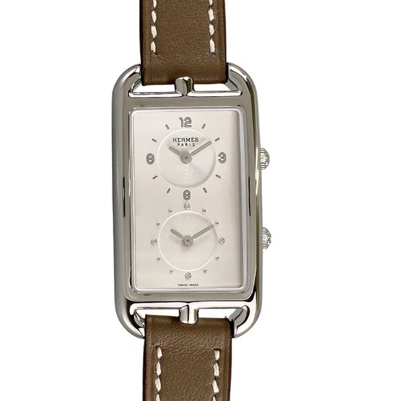 HERMES Nantucket NA3.210 diamond Quartz Women's Watch - Picture 1 of 14